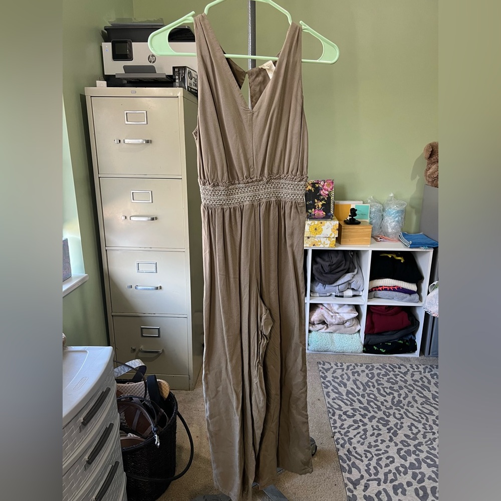 Olive Green Jumpsuit